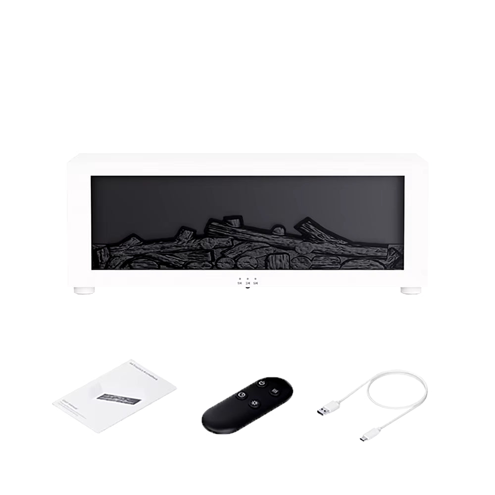 Air Humidifier Essential Oil Diffuser Flame Aroma Humidifier Home Room Fragrance Diffuser with Night Light Aromatherapy Diffuser by Cosmic Inventory