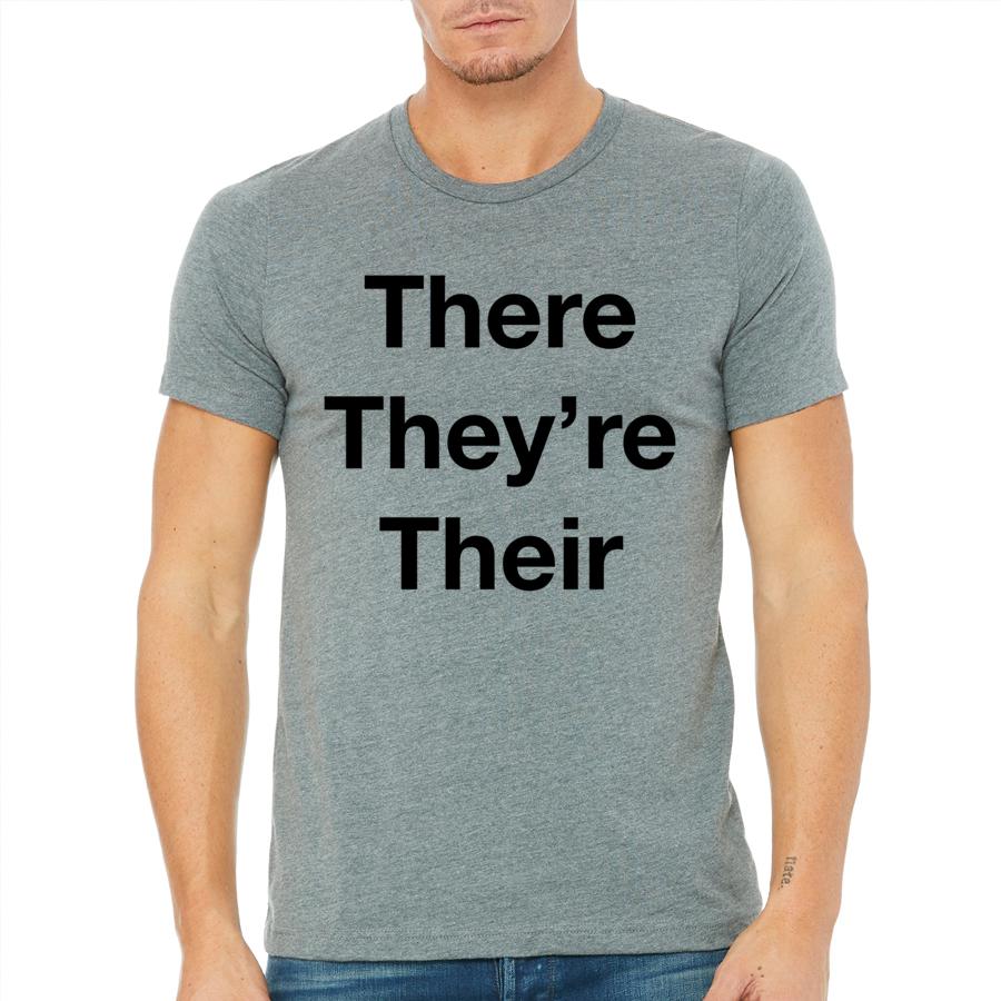 Grammar Police Tee Hand Printed In USA by Indigo Tiger Clothing