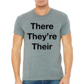 Grammar Police Tee Hand Printed In USA by Indigo Tiger Clothing