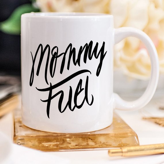 Mommy Fuel Mug by Magenta Shadow Coffee & Tea Cups