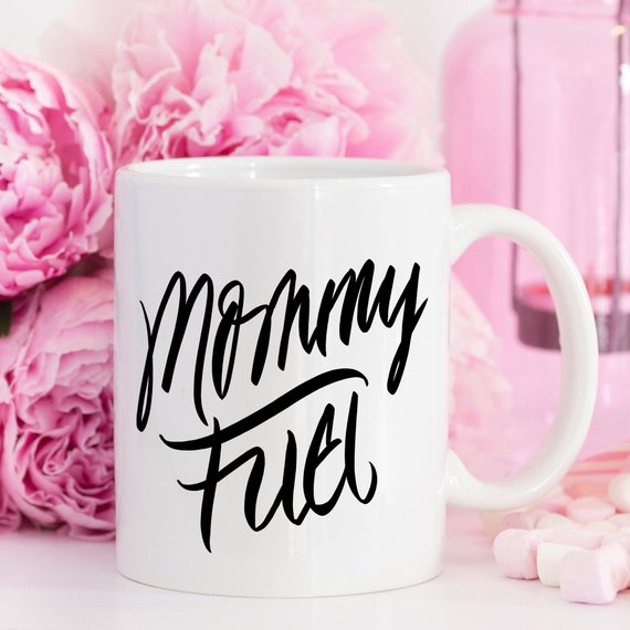 Mommy Fuel Mug by Magenta Shadow Coffee & Tea Cups