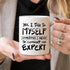 Yes I Talk to Myself Coffee Mug by Magenta Shadow Coffee & Tea Cups