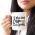 I Run On Coffee And Cuss Words Funny Mug by Magenta Shadow Coffee & Tea Cups