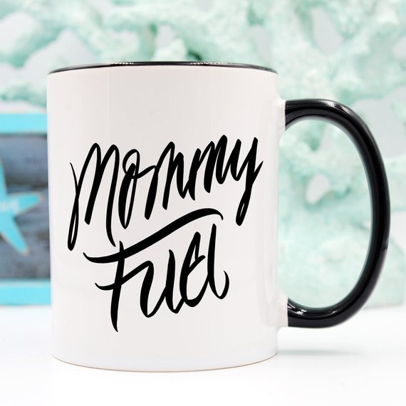 Mommy Fuel Mug by Magenta Shadow Coffee & Tea Cups
