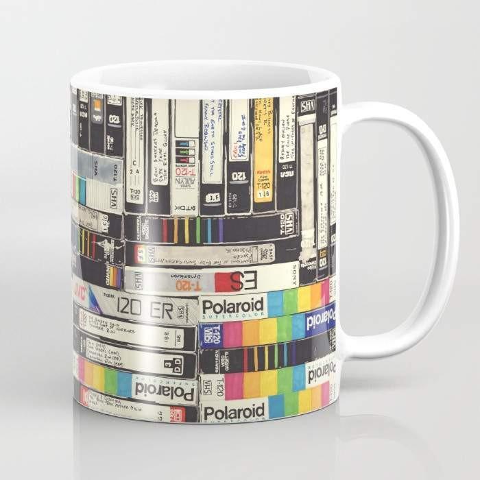 VHS Printed Mug by Scorpius Coffee & Tea Cups