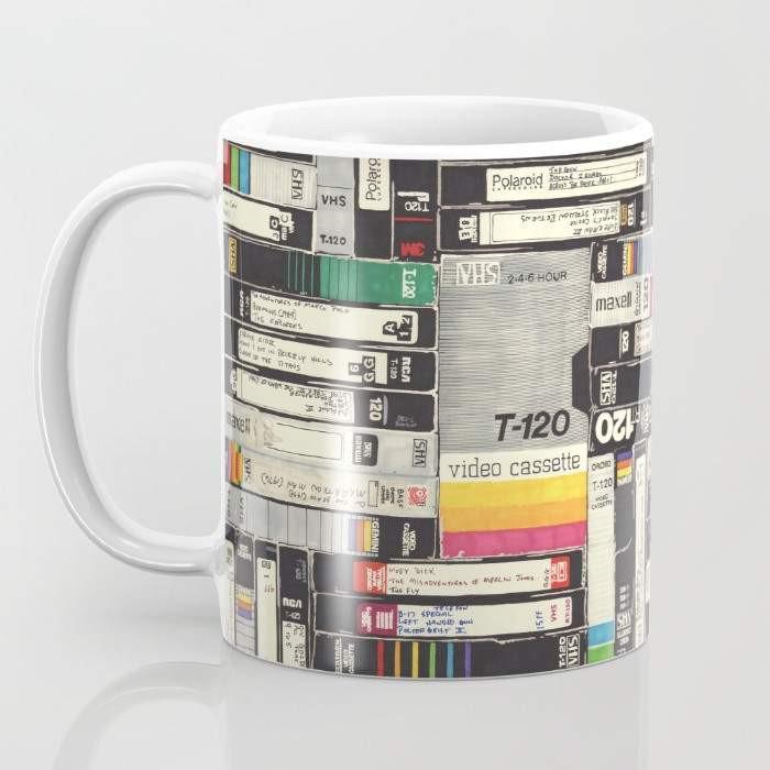VHS Printed Mug by Scorpius Coffee & Tea Cups
