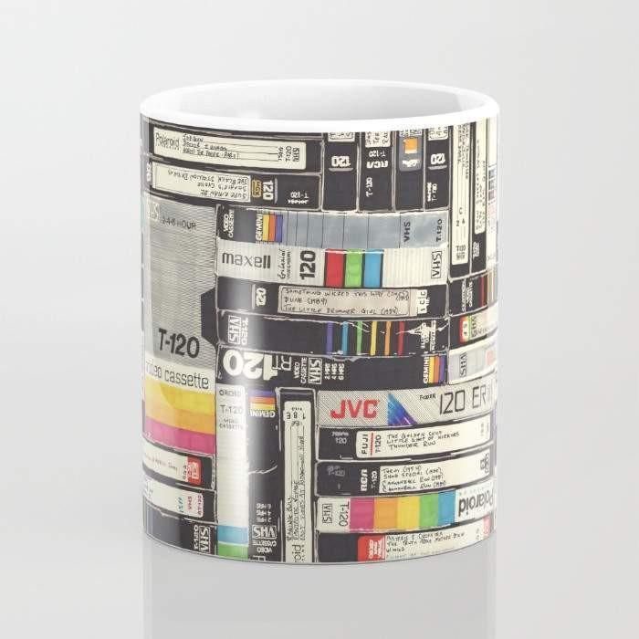 VHS Printed Mug by Scorpius Coffee & Tea Cups