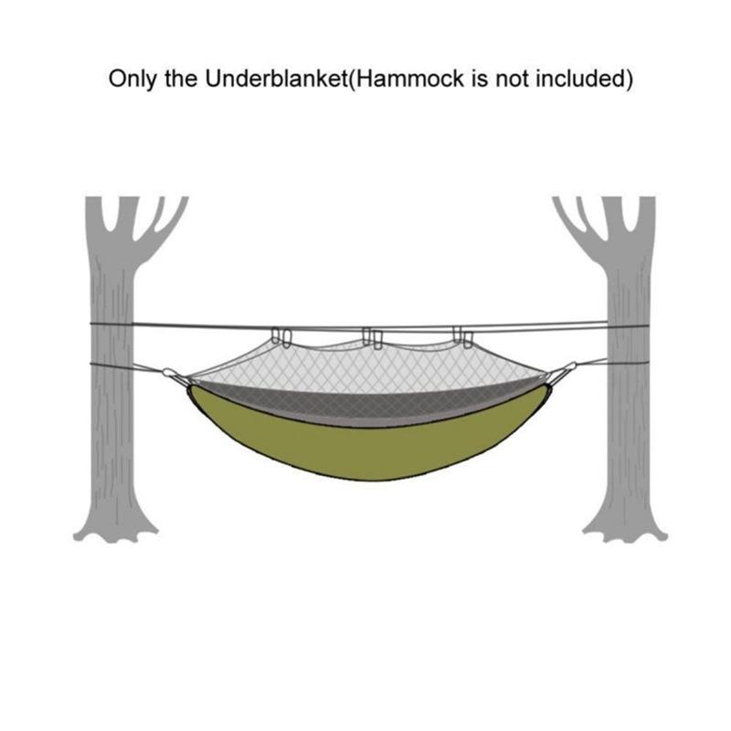 Durable Waterproof Nylon Outdoor Camping Hammock Underquilt by Yellow Pandora