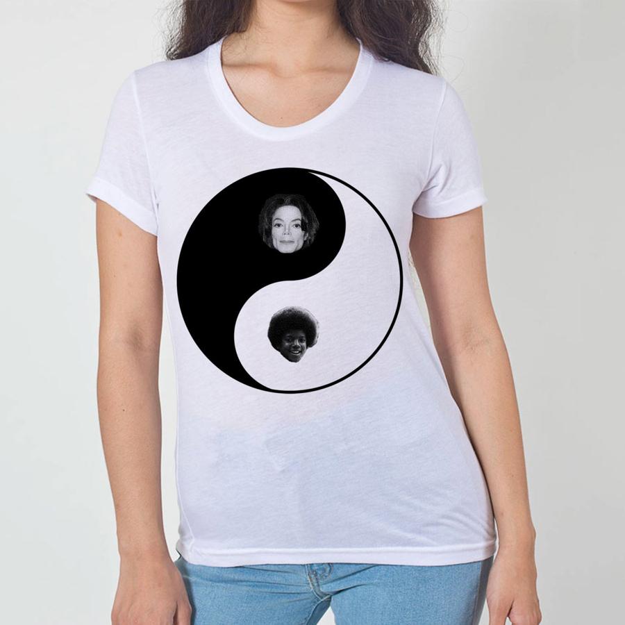 Michael Jackson Yin Yang by Indigo Tiger Clothing